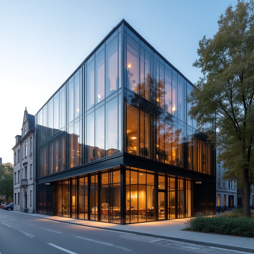 Das moderne Hauptbüro von ImmoExpert Düsseldorf